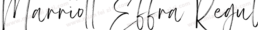 Marriott Effra Regular字体转换